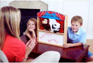 marionetas en familia
